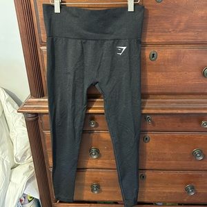 gymshark black vital seamless leggings